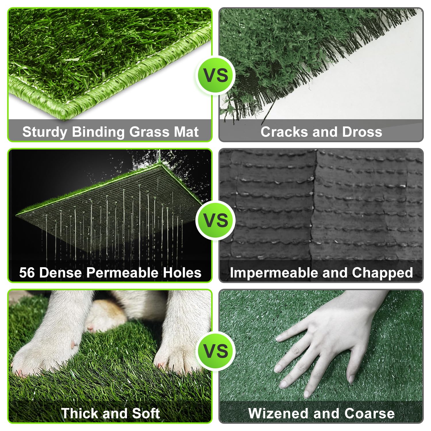 Hompet replacement turf mats showcased for eco-friendly reuse