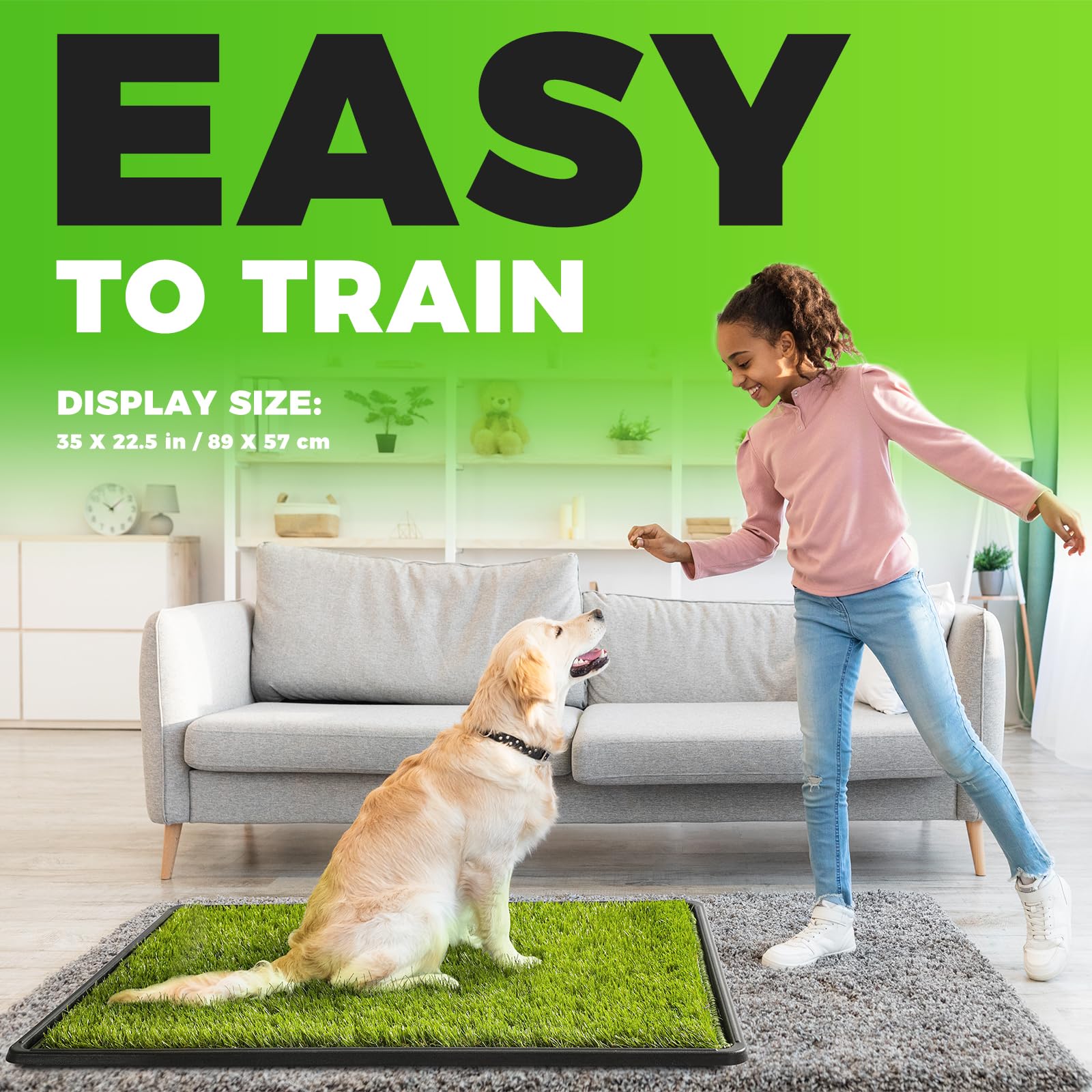 Hompet indoor/outdoor potty solution suitable for weatherproof use