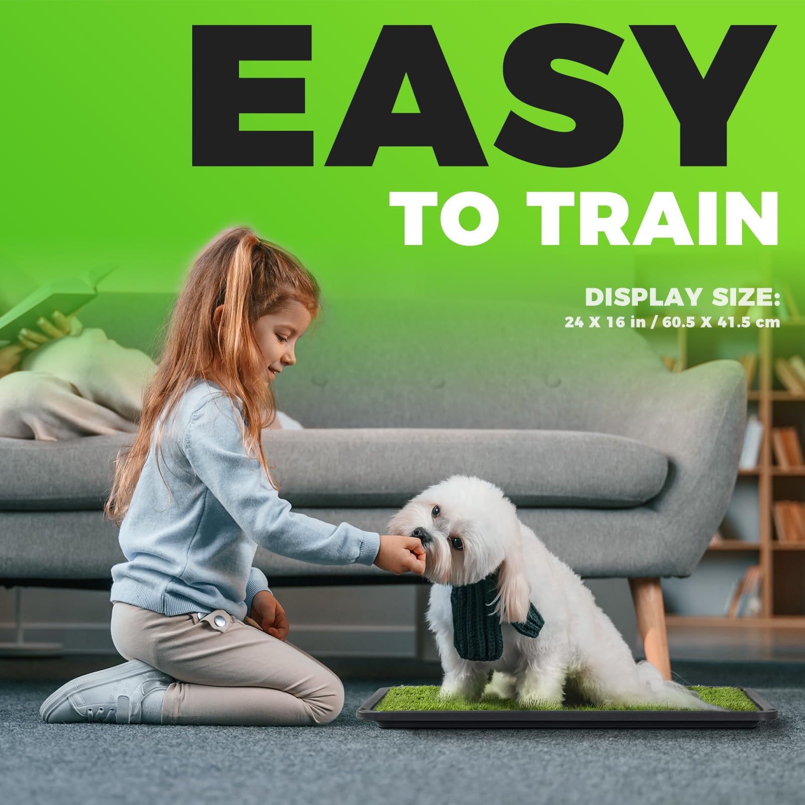 Hompet indoor outdoor potty solution showcases weatherproof versatility for pets.