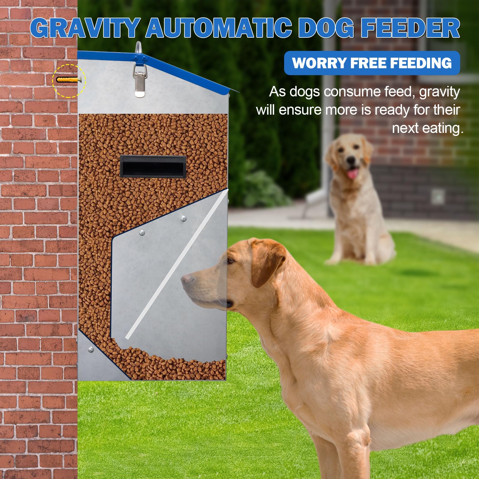 Homsky side handle enables easy repositioning on wall or stand.