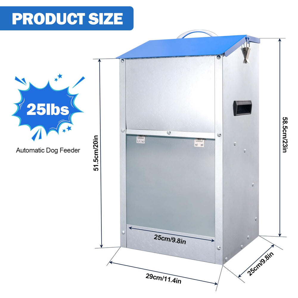 Homsky weatherproof construction keeps meals dry and accessible.