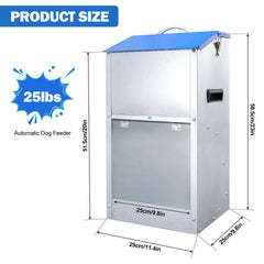 Homsky weatherproof construction keeps meals dry and accessible.