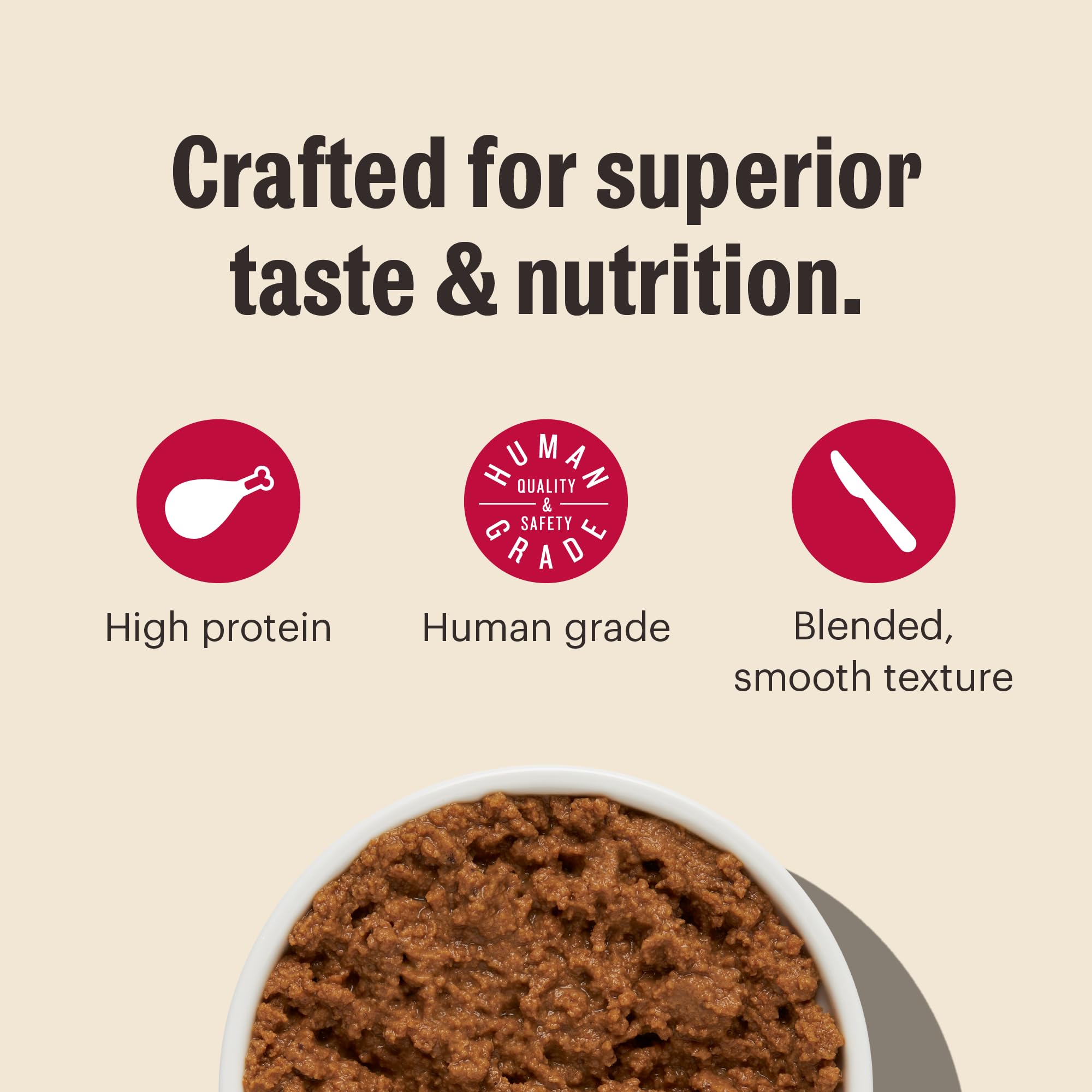 Honest Kitchen cat pate grain-free formula close-up showcases wholesome ingredients.