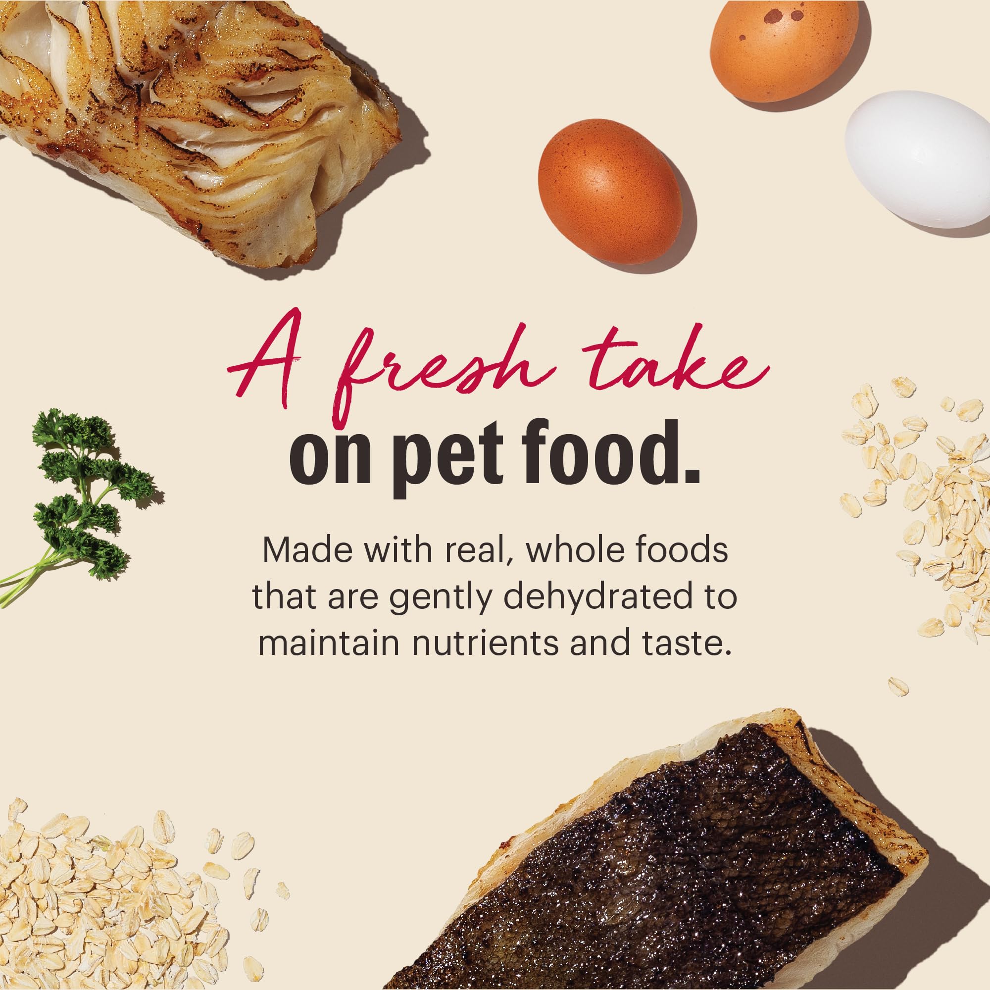 The Honest Kitchen Wholemade contains no preservatives or GMOs