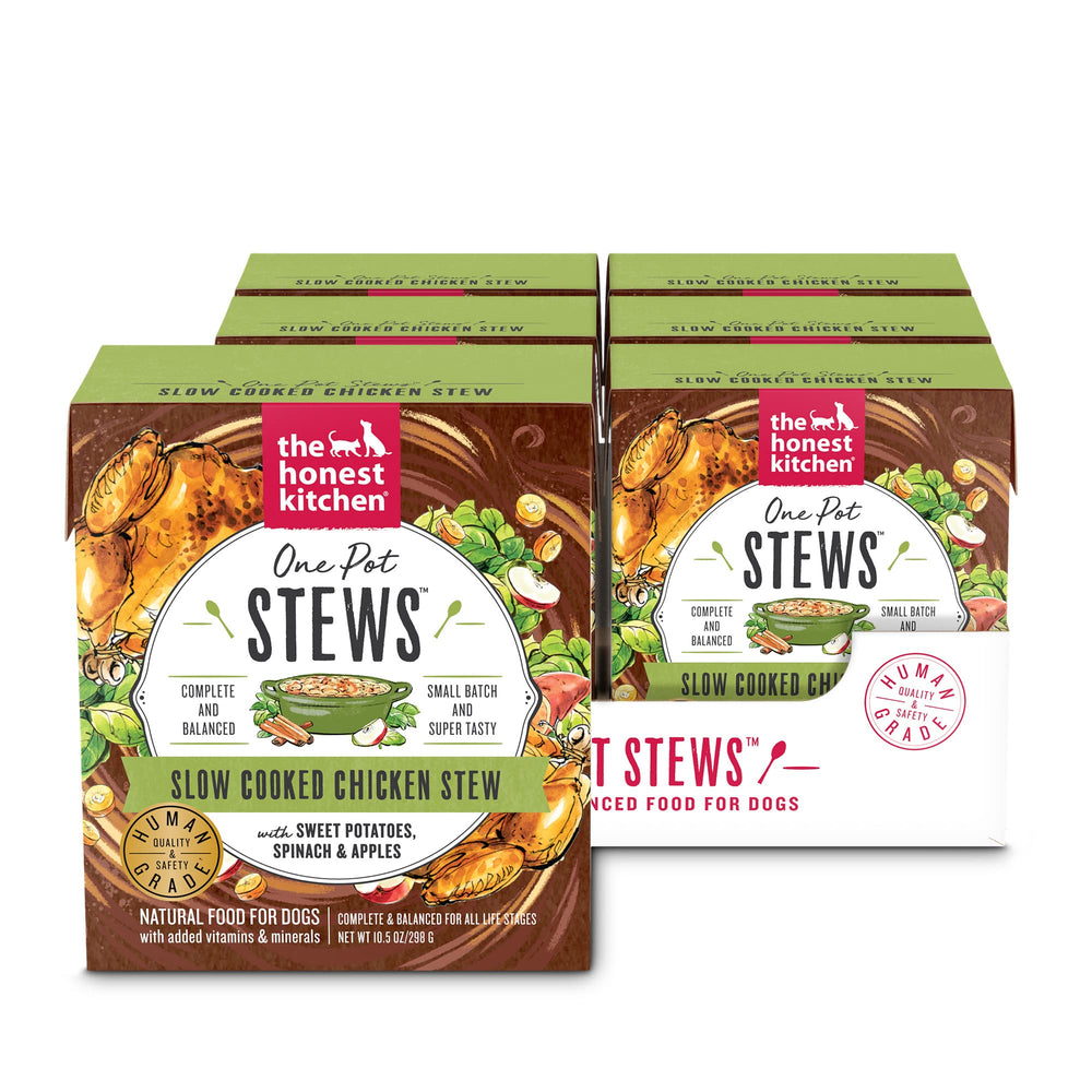 The Honest Kitchen One Pot Stew chicken box with premium ingredients for complete meals.