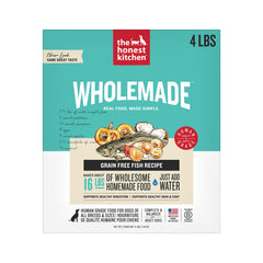 The Honest Kitchen Wholemade dehydrated dog food in a bowl for a complete meal.