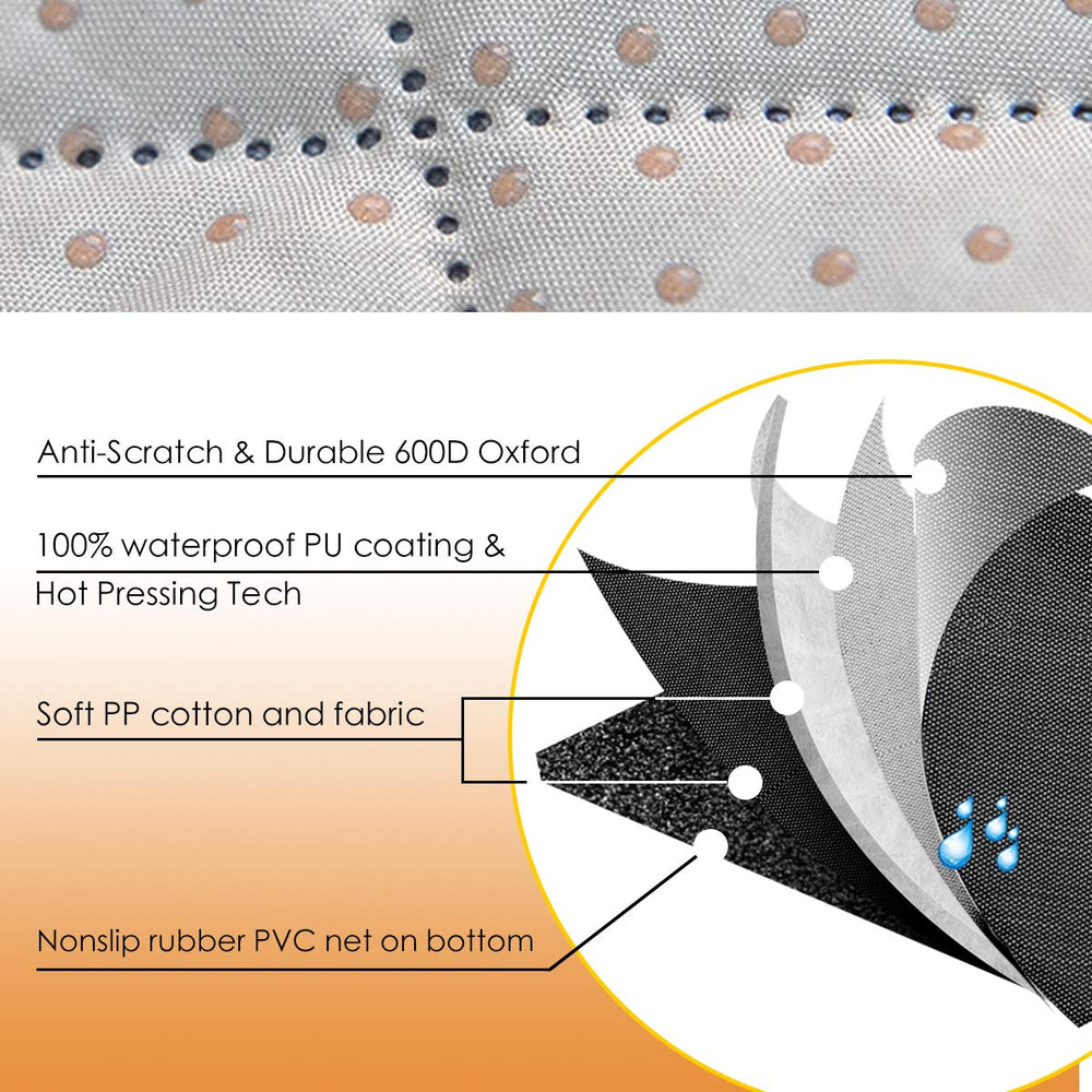 Honest Outfitters backseat cover 57x47 inches fits most cars while protecting seats.