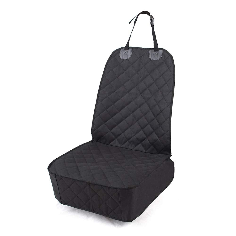 HONEST OUTFITTERS dog car seat cover front view protects upholstery and reduces mess