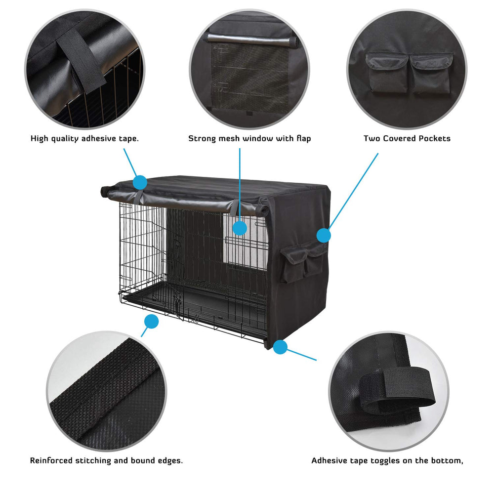 HONEST OUTFITTERS crate cover bottom toggles keep it secure.