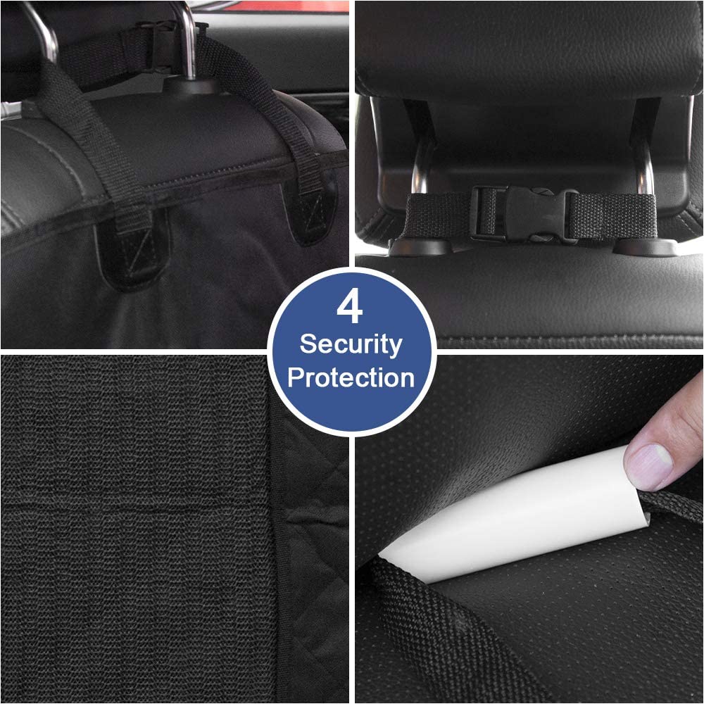 HONEST OUTFITTERS easy-install dog seat cover fits securely in seconds