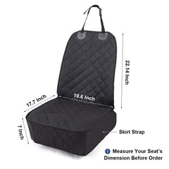 HONEST OUTFITTERS waterproof dog seat cover 4-layer design guards against spills