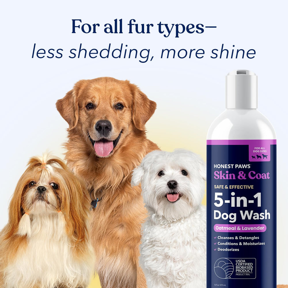 Honest Paws all-natural plant-based formula suitable for all breeds