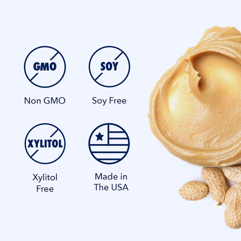 Honest Paws Calming Peanut Butter during grooming sessions, helps keep dogs calm.