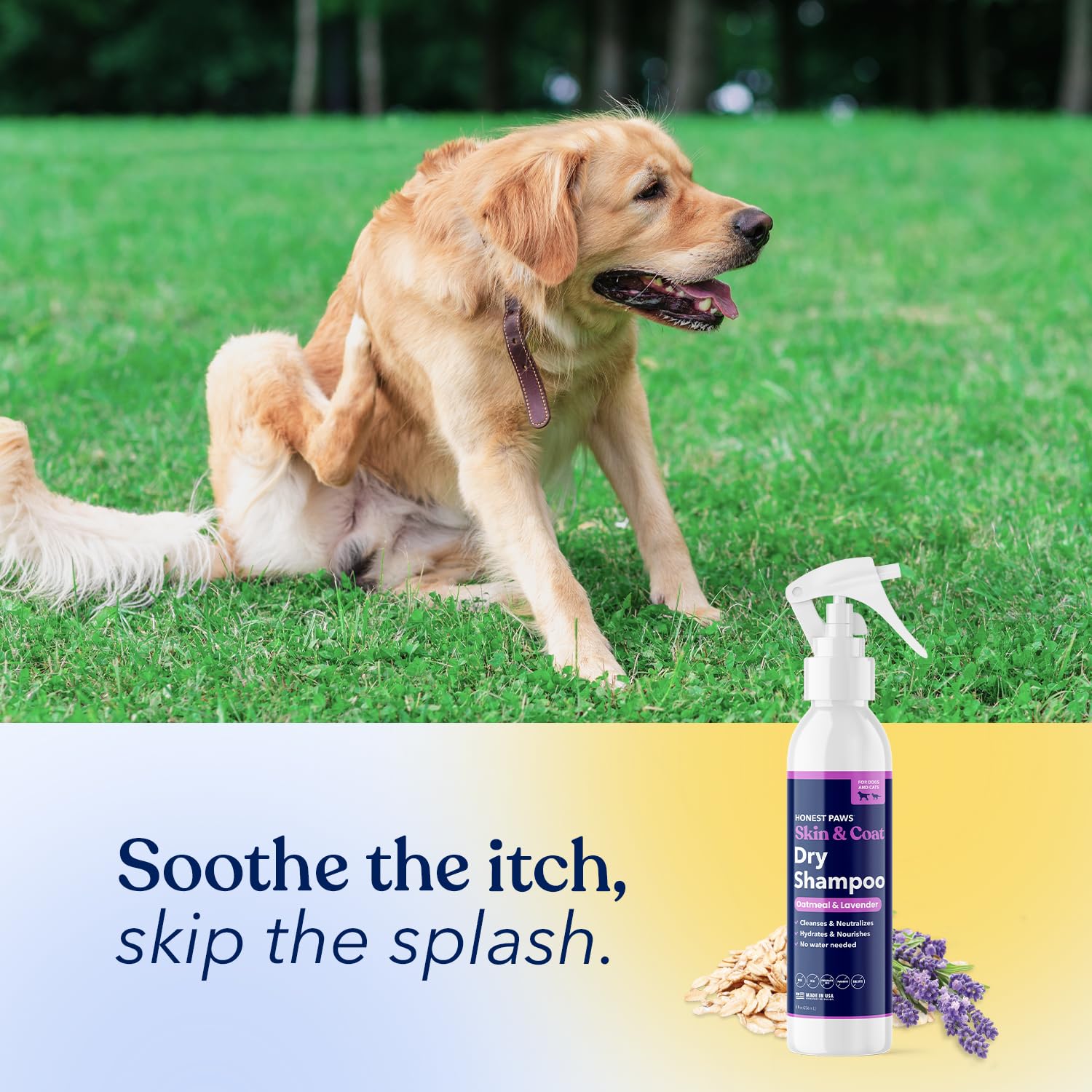Honest Paws coat shine after use, leaving texture soft and refreshed.
