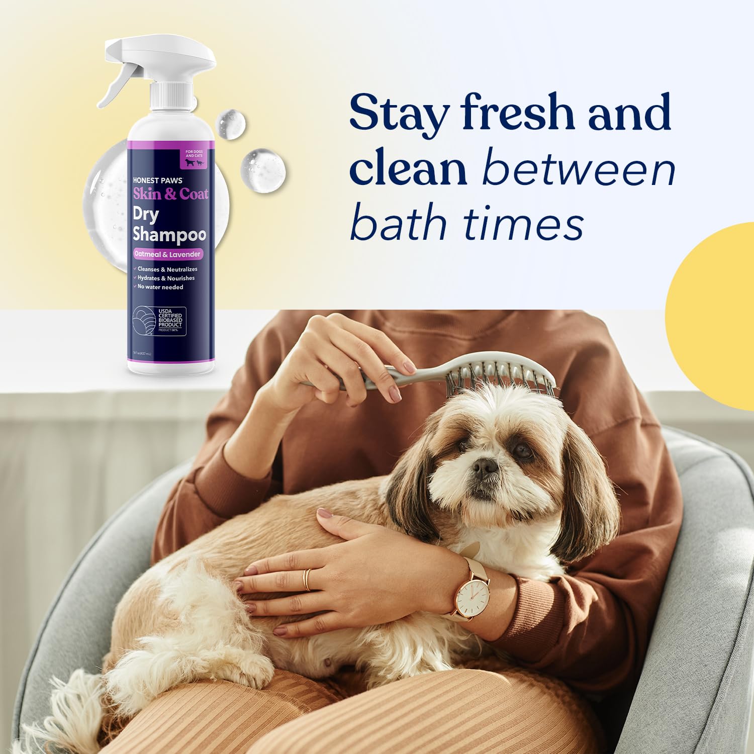 Honest Paws Patch test recommended before full use.