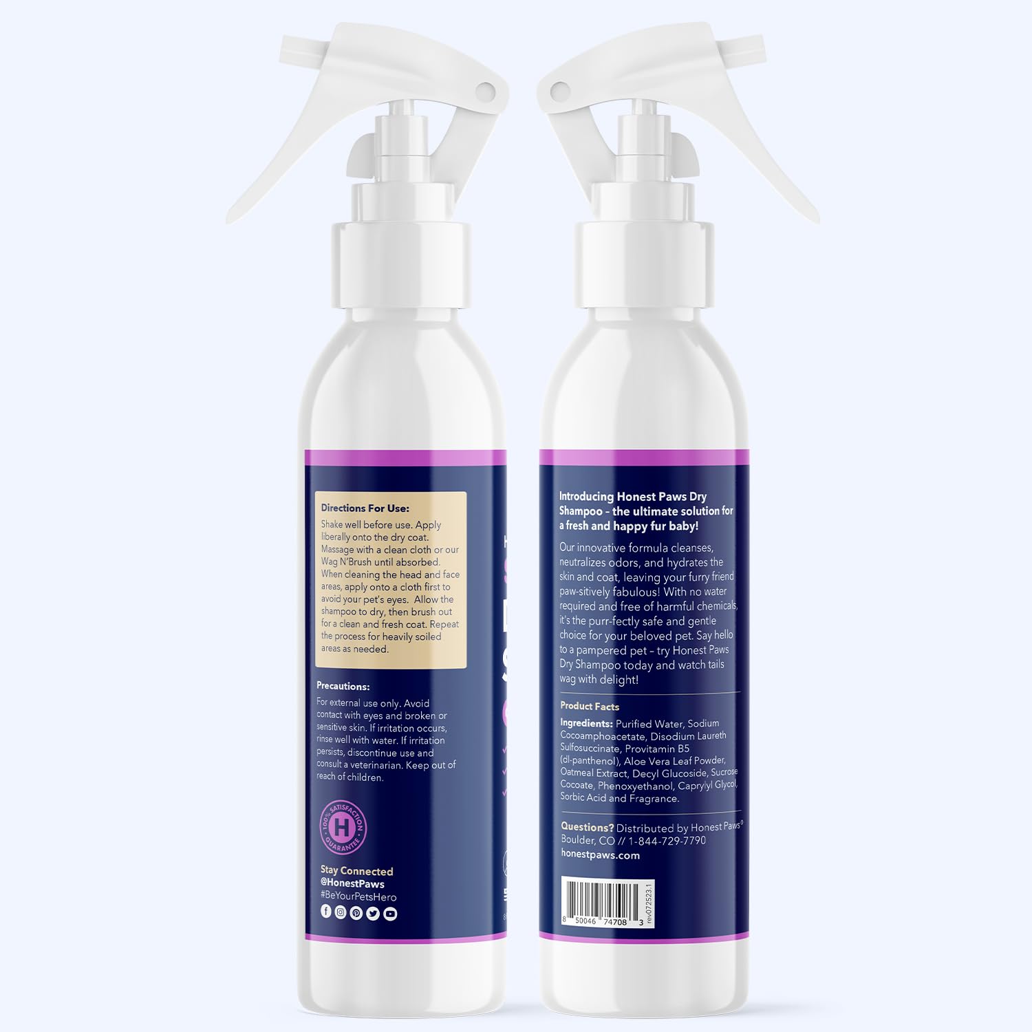 Honest Paws quick-clean use-case for rain-soaked hikes or post-play sessions.