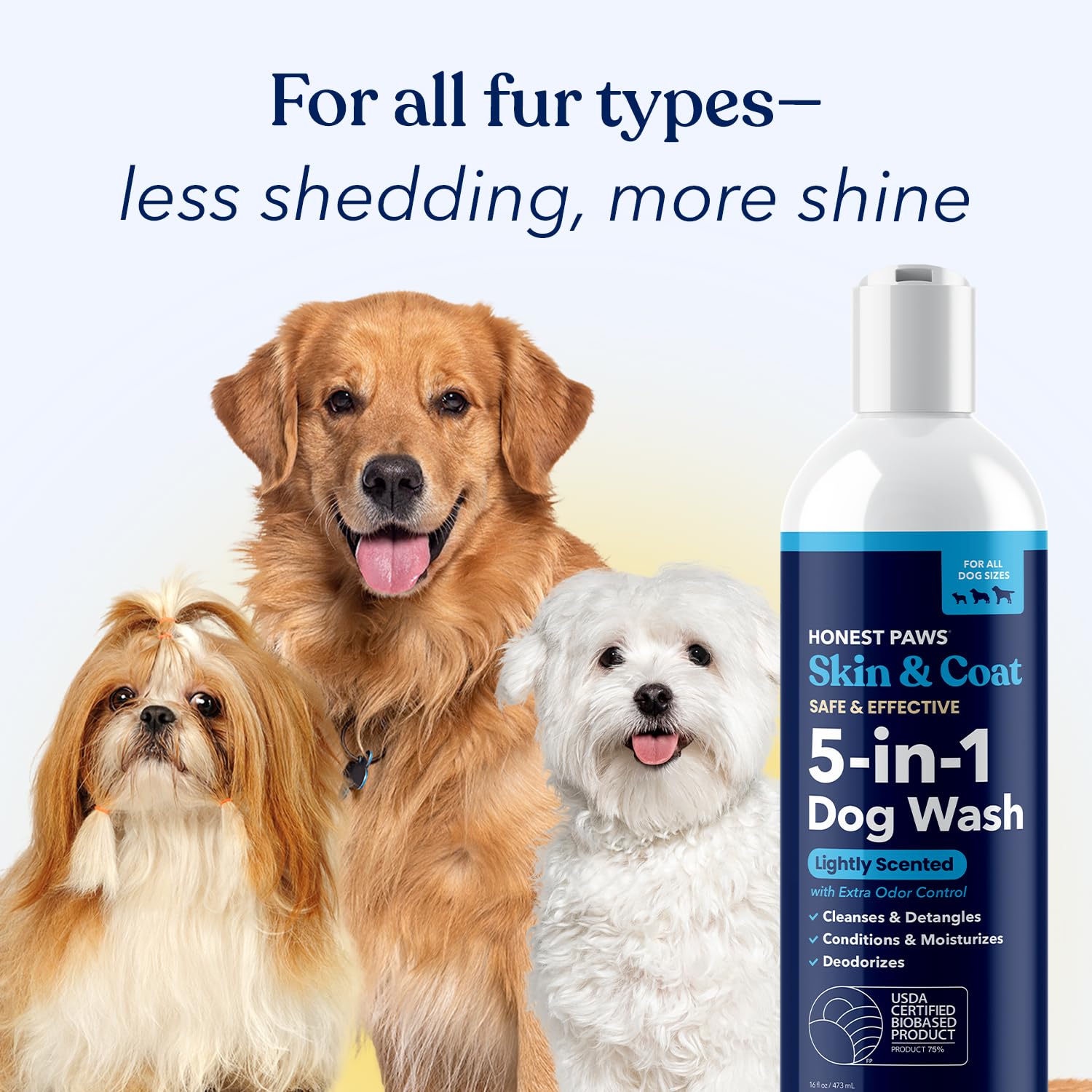 Honest Paws guarantee badge conveys customer satisfaction commitment.