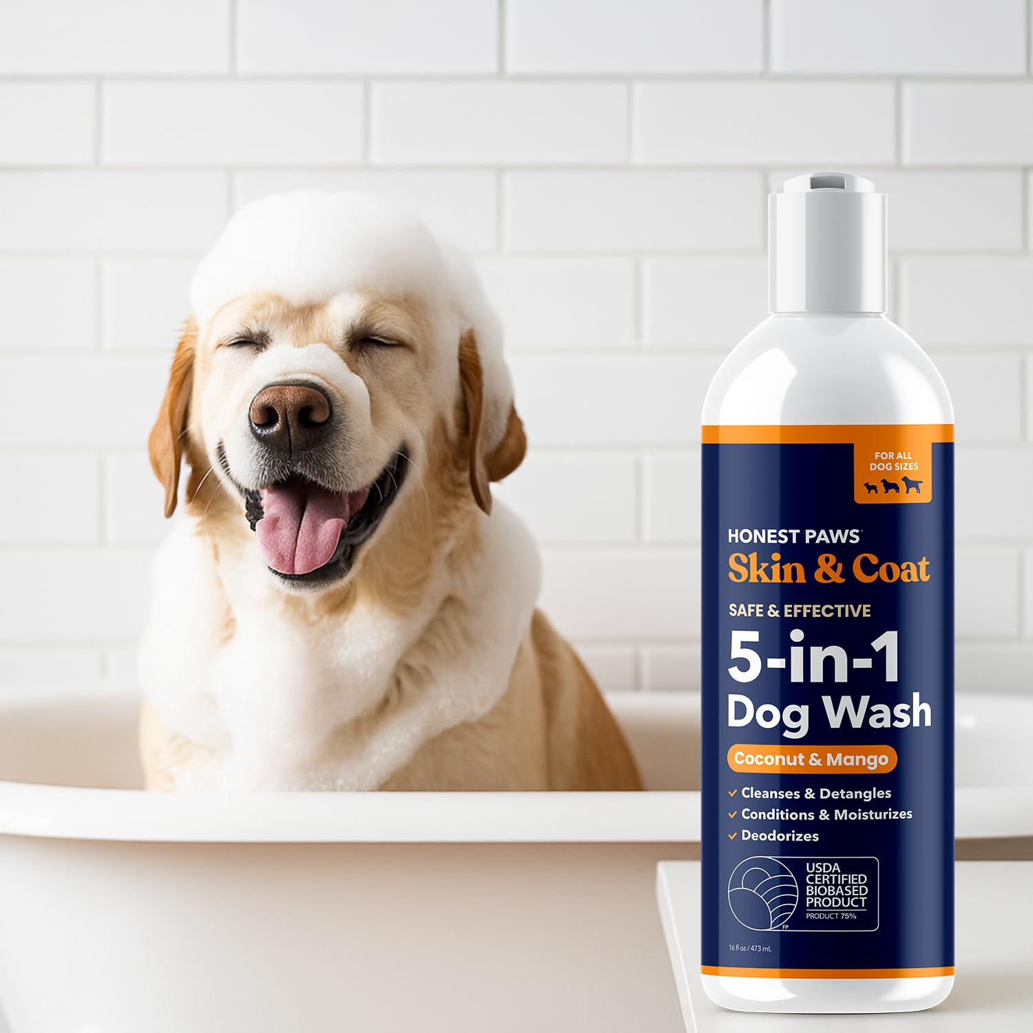 Honest Paws guarantee seal on product page