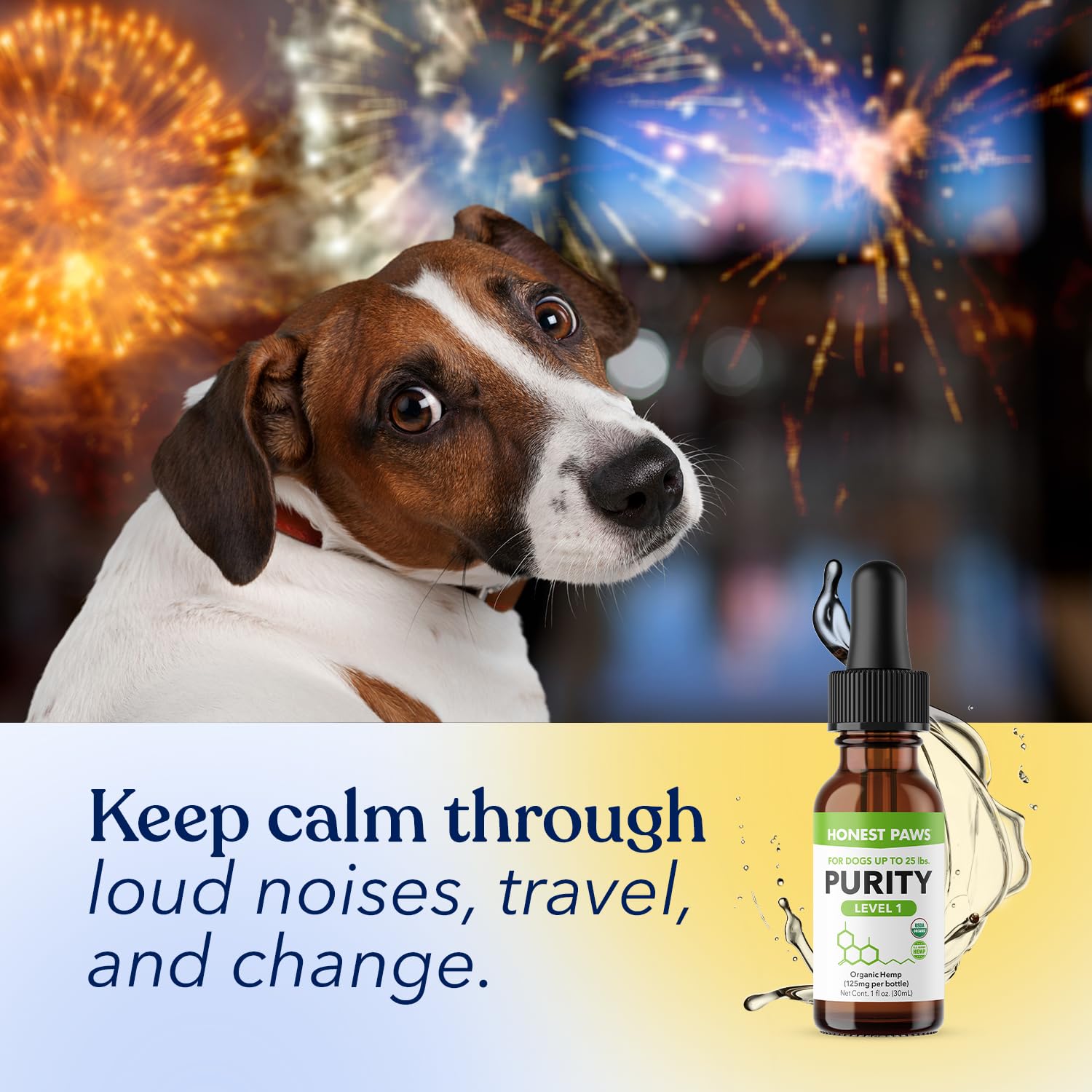 Honest Paws hemp oil promotes healthy skin and coat