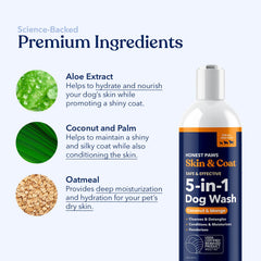 Honest Paws coconut-mango ingredients showcase natural care
