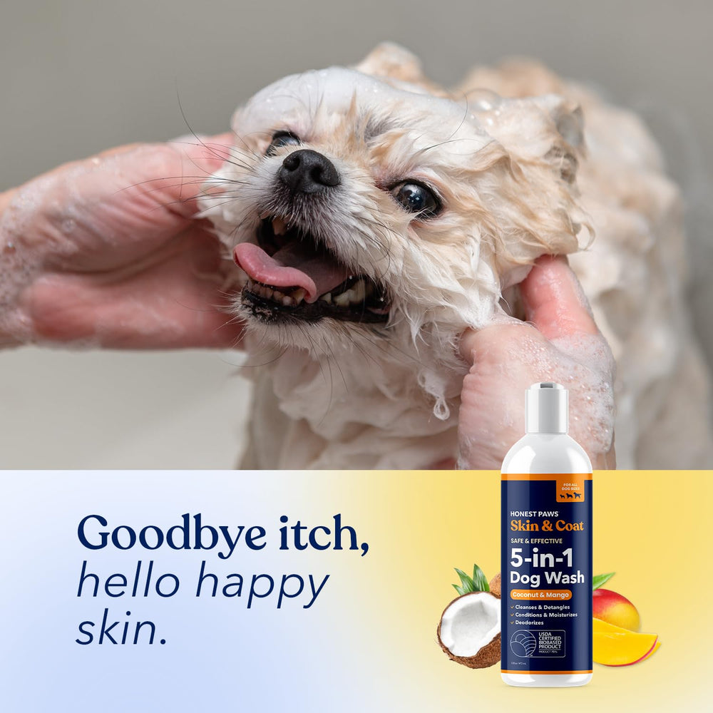 Honest Paws skin moisture from oats and aloe