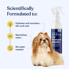 Honest Paws waterless spray application demonstrates fast odor-free cleaning.