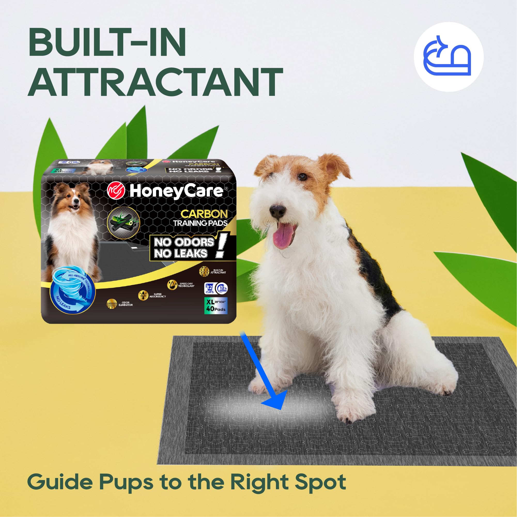 HONEY CARE All-Absorb leak-proof backside protecting floors during leaks