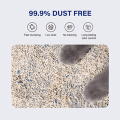 HONEY CARE Petrichor jasmine scent release for a fresh-smelling litter area.