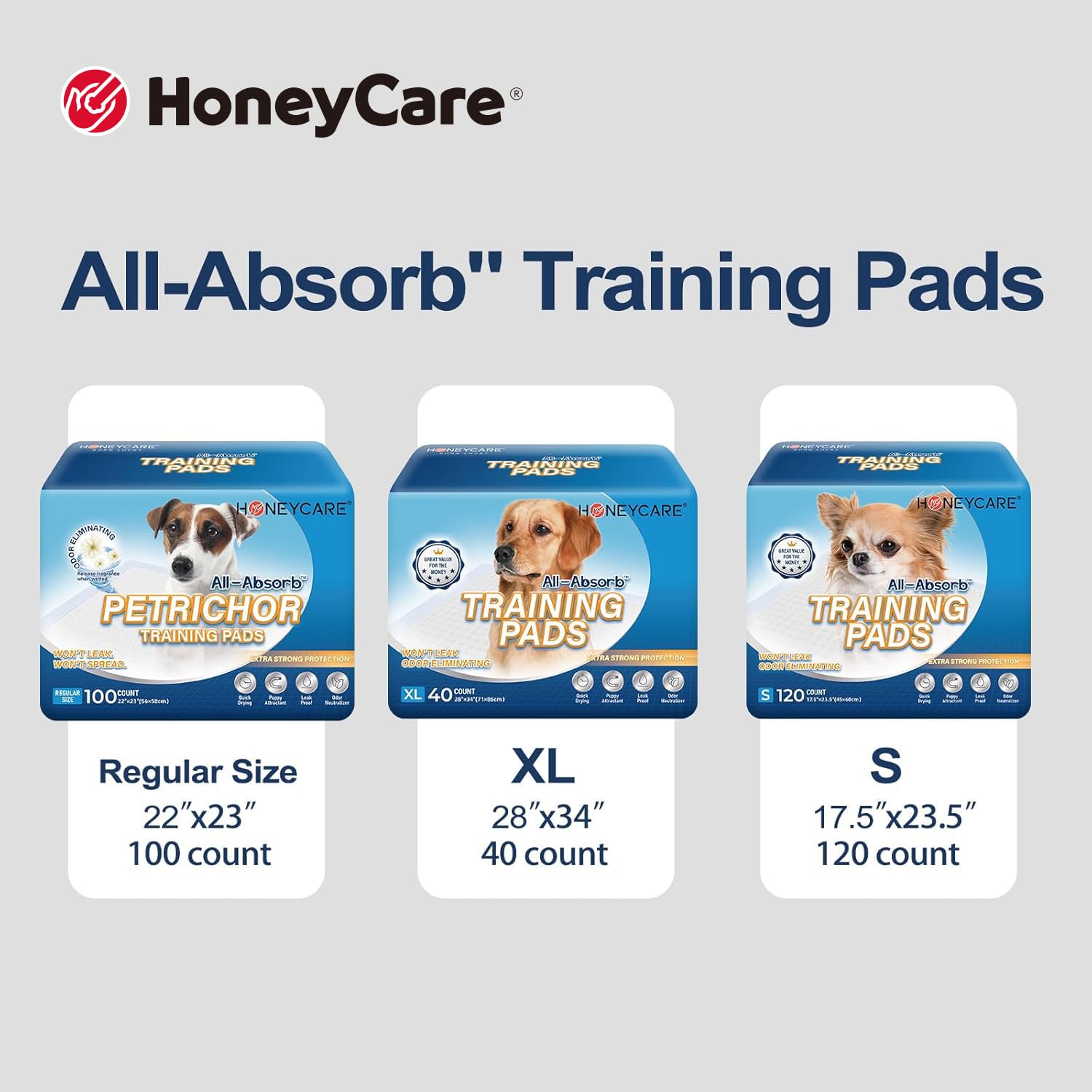 Honey Care pad proudly labeled USA made
