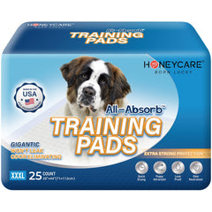 Honey Care All-Absorb gigantic dog pad 28x44 for large breeds and multi-dog homes.