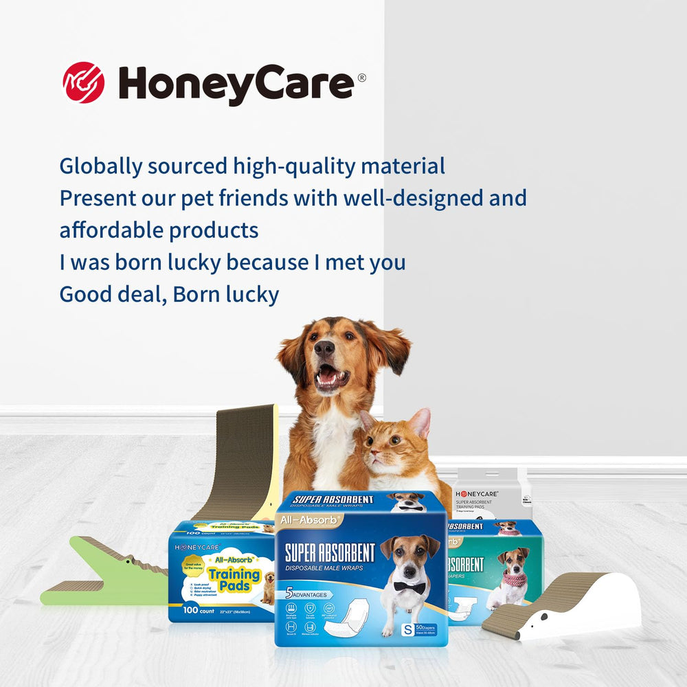 Honey Care built-in attractant and odor neutralizer guides dogs to the right spot.