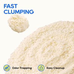 HoneyCare Cassava Cat Litter odor-control pellets minimize lingering smells
