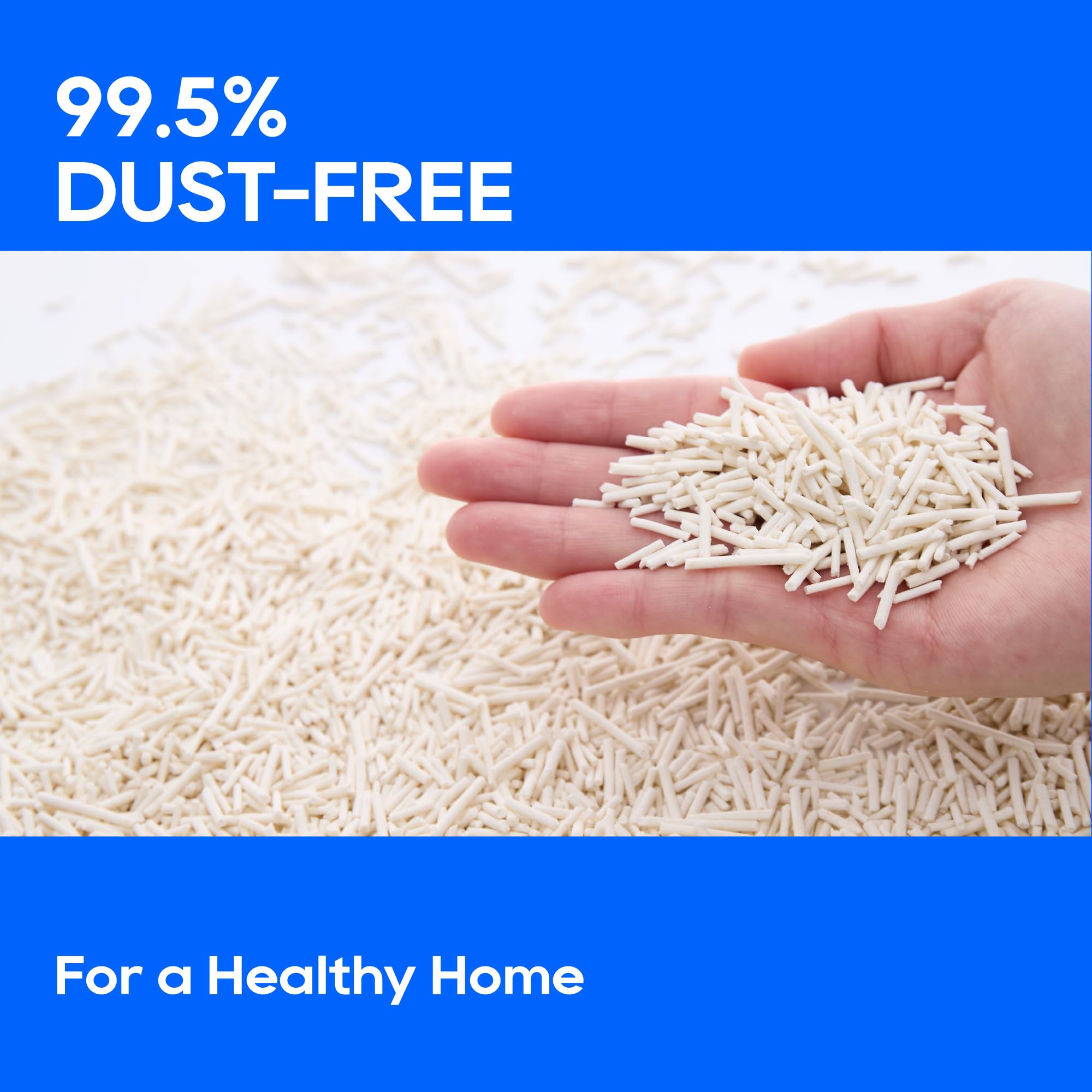HoneyCare Tofu Litter odor control helps keep your home feeling fresh.