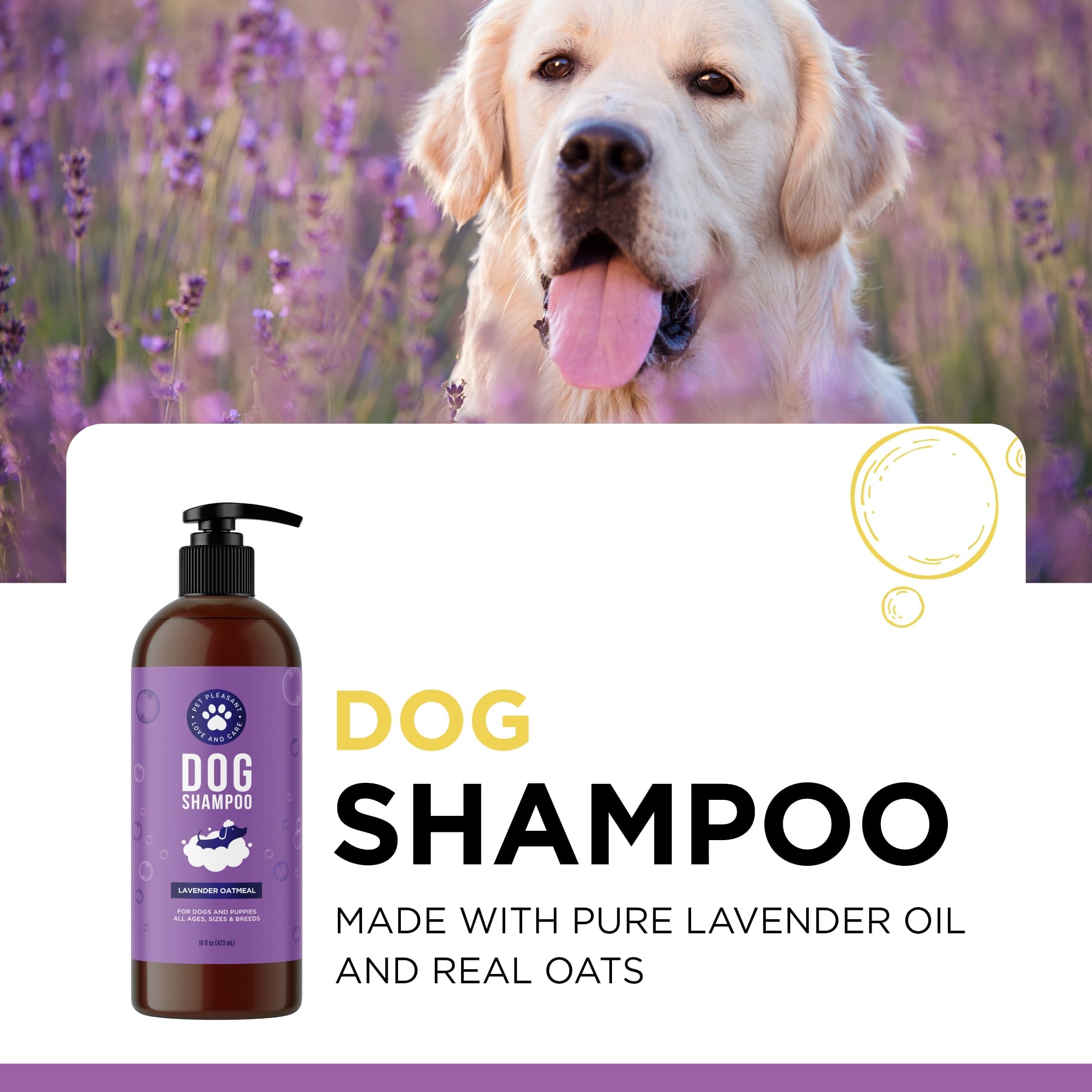 Honeydew Cleansing Dog Shampoo packaging and ingredients highlight natural, cruelty-free care