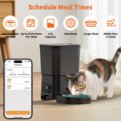 HoneyGuaridan app control screen showing remote feeding management from anywhere.