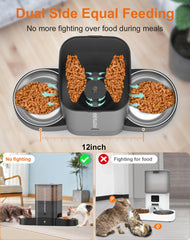 HoneyGuaridan stainless steel bowl provides easy cleaning and rust resistance.