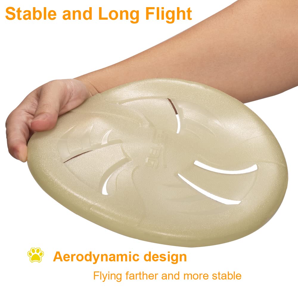 HONGEZEY aerodynamic glow-disc flies higher and farther during games.