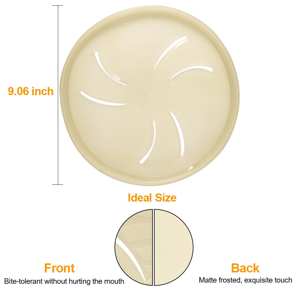 HONGEZEY glow-disc glows in dark, guiding night fetch fun.