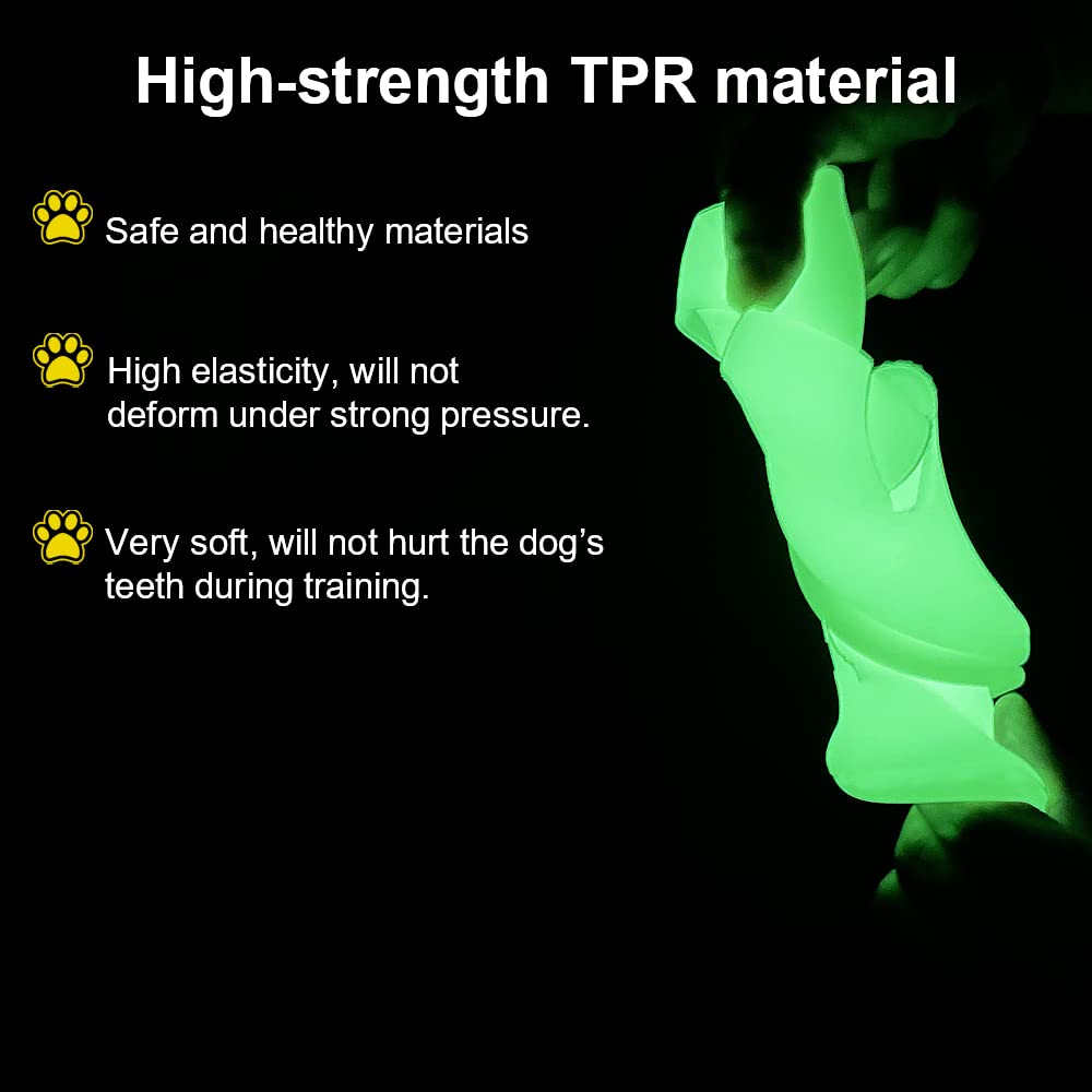 HONGEZEY soft TPR disc is gentle on teeth during play.