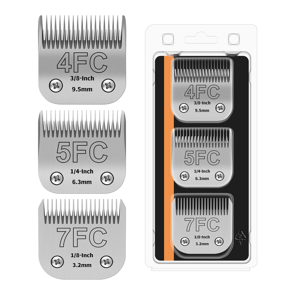 HONGNAL 4FC blade in stainless steel and ceramic for precise grooming.