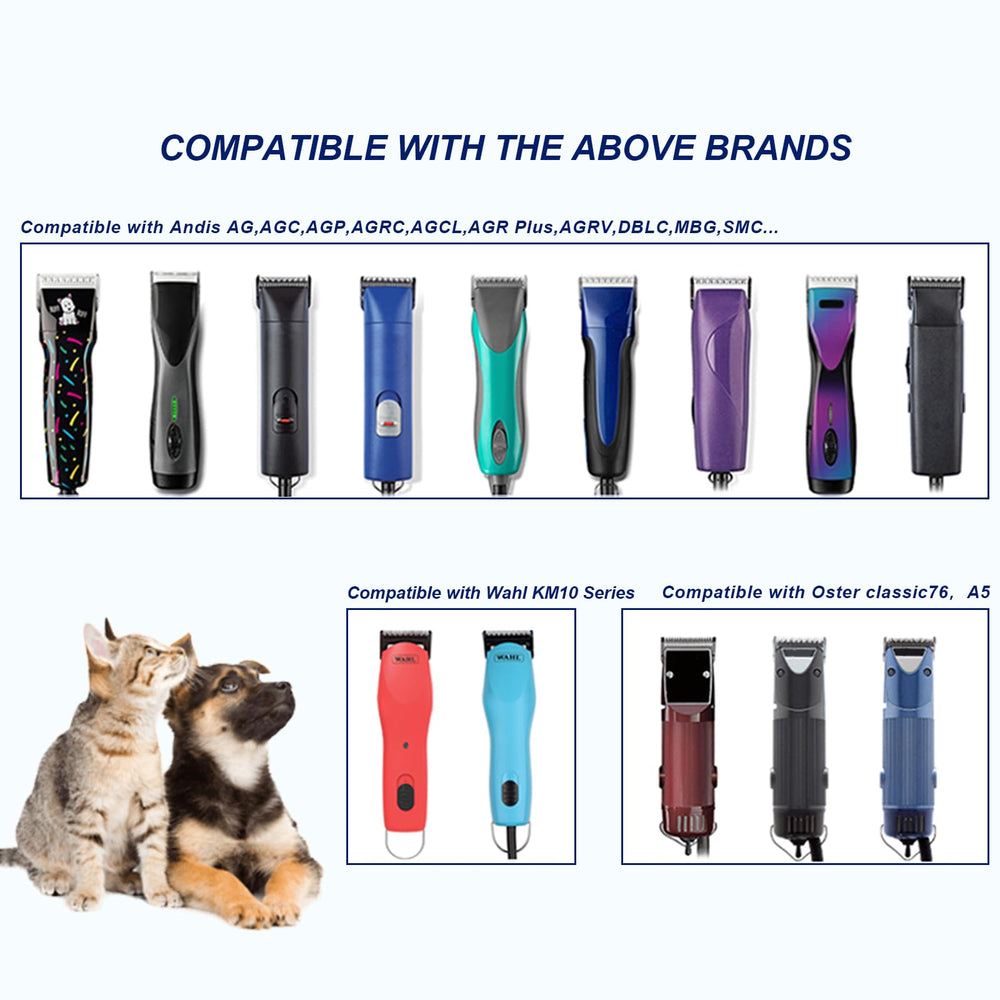 HONGNAL 7FC blade handles longer coats with smooth clipping.