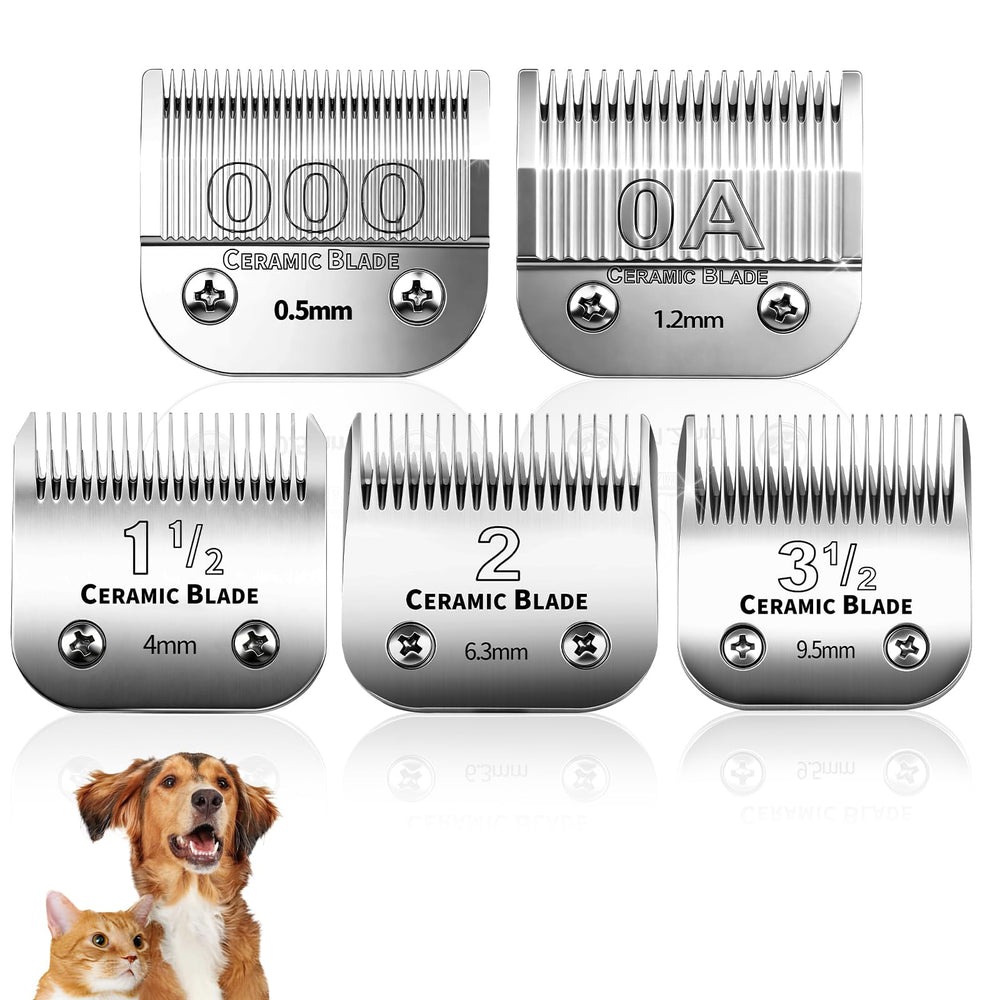 HONGNAL ceramic blade set for detachable clippers with precise cuts.