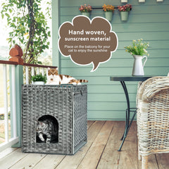 Honiakaka hidden kitten washroom door preserves privacy and reduces odors.