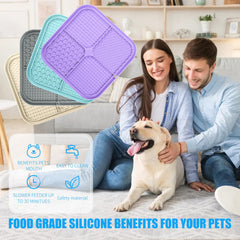 Honomastry lick pad supports at-home dental care through gentle licking.