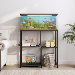 HOOBRO stand bottom small-tank area neatly stores a 5-gallon tank