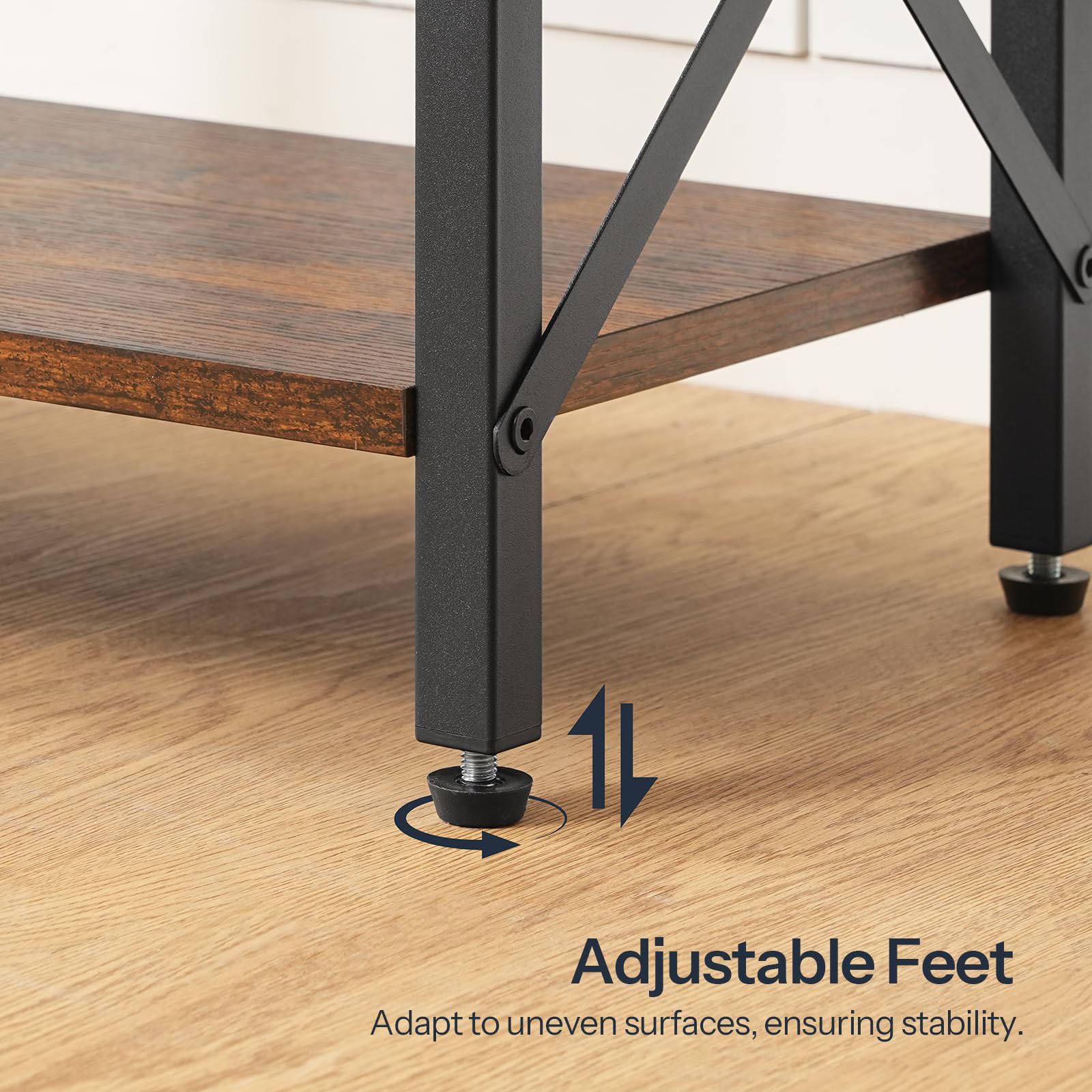 HOOBRO durable clean-design aquarium stand suitable for desks or shelves.