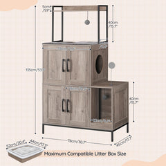 HOOBRO corrugated-paper litter filter keeps entry tidy and minimizes mess.