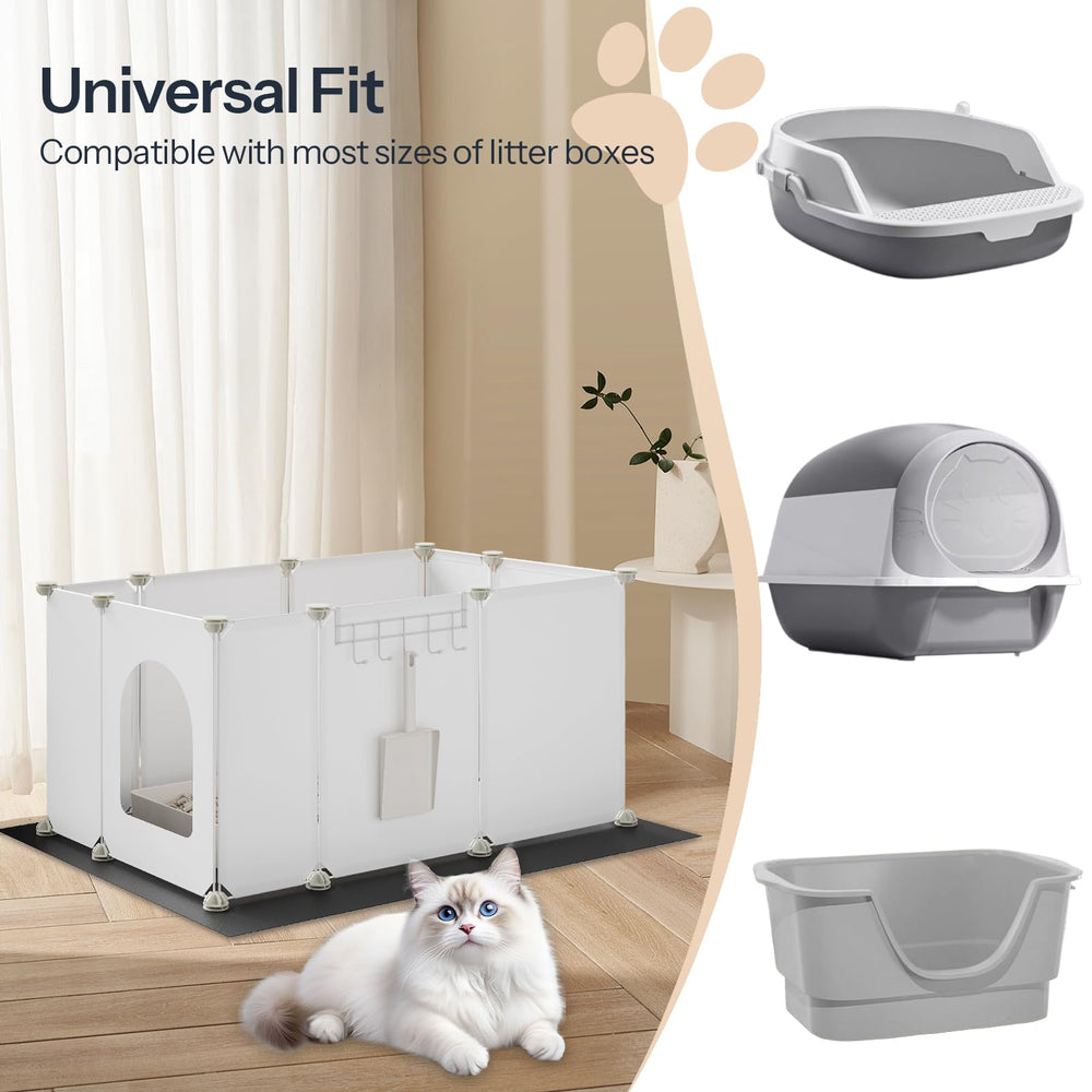 HOOBRO DIY expandable design adapts to different litter box sizes