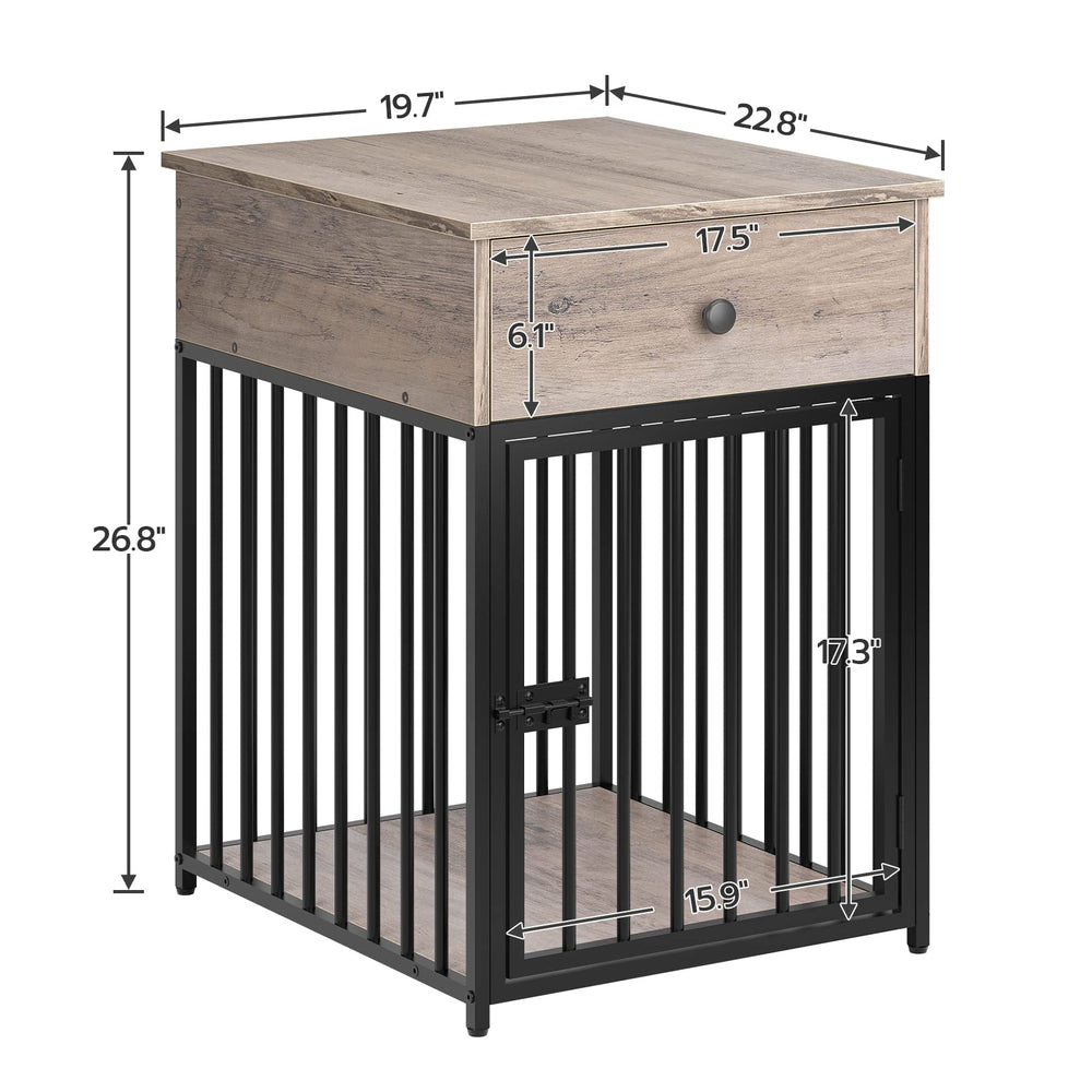 HOOBRO dog crate furniture easy assembly saves time.