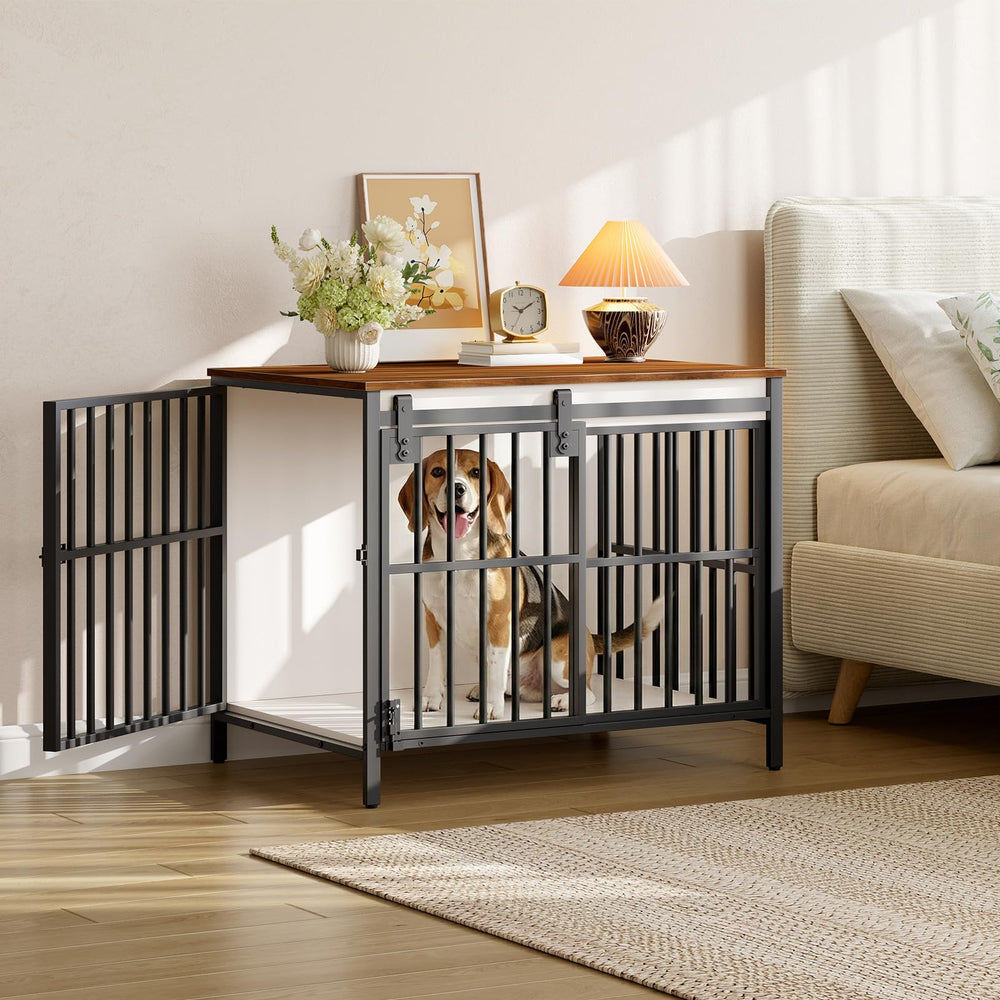 HOOBRO end table function lets the crate blend with decor.